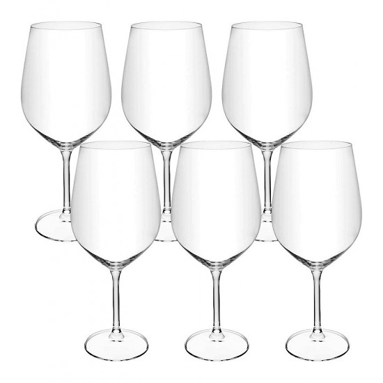 Jogo 6 Taças 740ml Crex Em Cristal Ecológico Bohemia